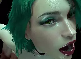 Oh, Look At That Hot Girl With Green Hair Getting Fucked From Behind!