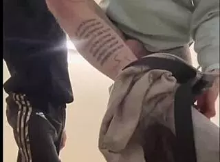 I caught a guy jerking and jumped in for a blowjob surprise