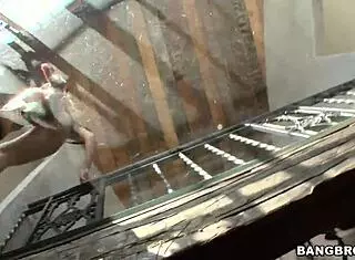 stunning blonde milf with mature charm