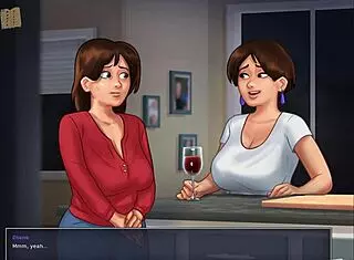 summertime saga episode 156 unfolds in hentai anime cartoon