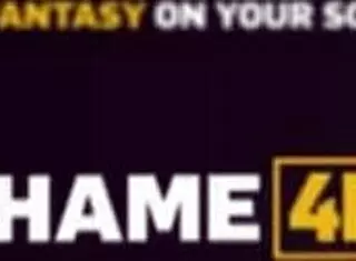 mature4k blonde cougar seduces with her big shaved tits