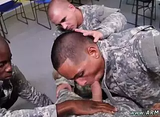 College boy submits to drill sergeant in gay sex photos