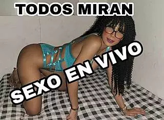 Latina entertains swinger couples live.