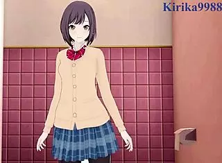 Ena Shinonome and Shizuku Hinomori in wild hentai sex