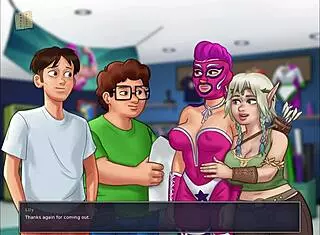 summertime saga episode 156 unfolds in hentai anime cartoon