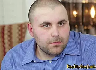 Pornstar endures interracial blowjob with monster cock and hardcore cumshot