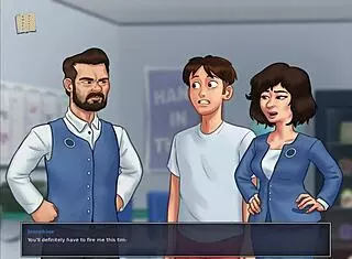 I-I got lost in Summertime Saga hentai anime cartoon