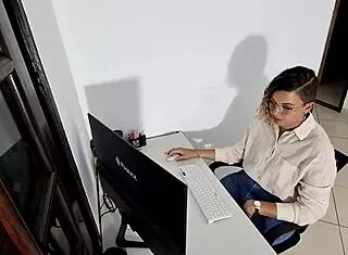 Boss Blackmails Secretary on First Day