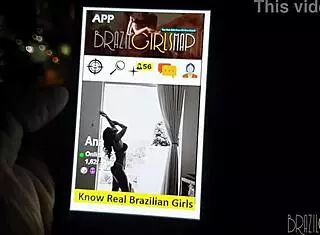 tourist meets beautiful clara lady snow in brazil for a fun date 😊