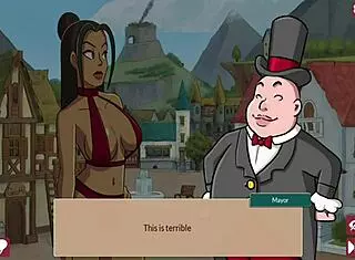 Get snu snu from the busty orc in queen's brothel with monster cock!