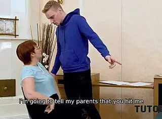 algebra lesson turns dirty with mature tutor 😈