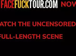 Blonde Candee Licious intensely sucks big cock and swallows