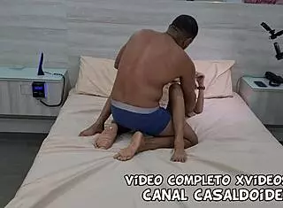 Hotel threesome with young Karolzinha gets wild 😈