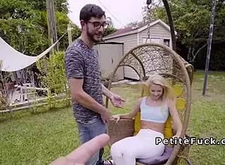 Cock Hungry Spinner Rides Monster Cock in POV Group Scene