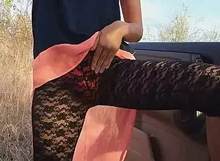 Cream Tube Adventure And Pee In Nature