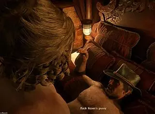 Rdr2 Porn - Karen Riding Arthur's Dick In Intense Session