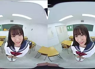 Japanese Schoolgirl Confesses and Obeys Wild Commands in Classroom!