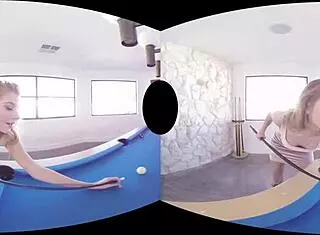 Blonde Harlot Arya Fae Enjoys Valentine Anal in VR