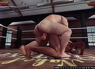 Ethan And Dela Engage In Naked Wrestling With Anal Sex