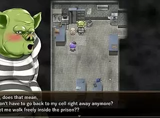 KARRYNS PRISON PORNPLAY HENTAI GAME EP 12 ROUGH THREESOME WITH A SLIME MONSTER AND A THUG
