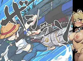 Confronting the sea devil in fishing game