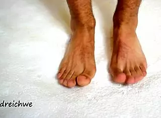 Massive feet of a sexy gay man in high definition
