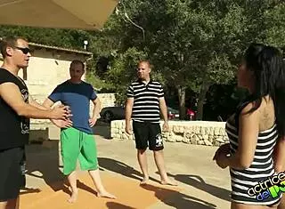 Passionate Casting Session With Latina On The Street