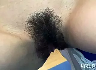 Japanese soccer babes share double dildo in hot 3some