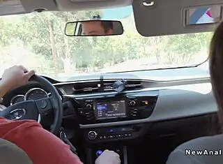 Couple Enjoys Intense Anal Fucking in Backyard with Monster Cock