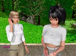 In Ripples 32, the 3D babe's big tits bounce as clothes rip!