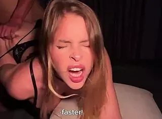 Blonde With Wet Pussy And Huge Ass Bent Over For Anal Fucking In Hentai Style