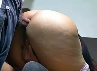 Beautiful Teen Gets Cum On Ass From Monster Cock Creampie