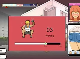 Hentai game: cheating big boobs wife fucked by old handyman in cuckold scenario