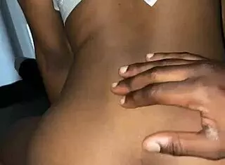 redhead takes monster cock creampie in wet ebony pussy