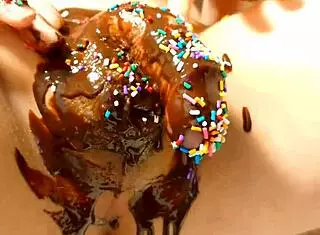 Japanese gay amateurs cook chocolate banana with penis in detailed asian scene