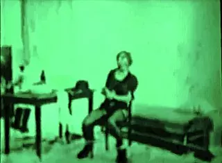 Beautiful retro BDSM with an hairy pussy fetish