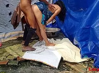 desi village wife gets hardcore outdoor banging on ranch