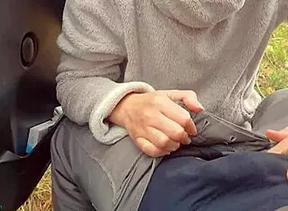 Intense Blowjob from Highway MILF Whore Ends with Cum on Face