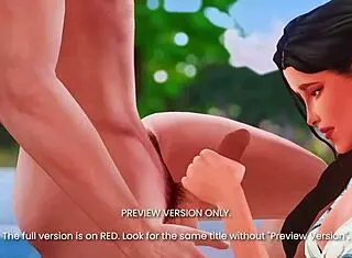 Intense courtside action in 3D hentai