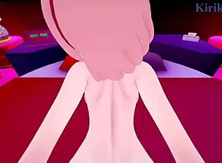 ass massage with iol of sweetness feels so good