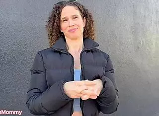 Inappropriate stepmom on vacation explores town adventures