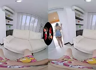 big ass latina's first vr porn
