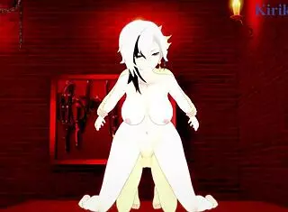 Arlecchino y Aether en sexo hentai salvaje