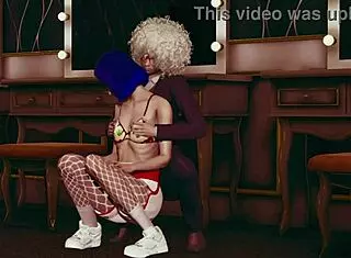 Look at these cute 3D lesbian girls in pantyhose!