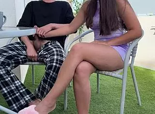 ever felt a stepbrother's big dick in public with real orgasm vibes?