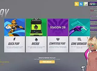 Vtuber Lewdneko Plays Overwatch And Gets Her Ass Spanked Part 2