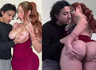 man, this latina agent with huge boobs got drilled by desi client