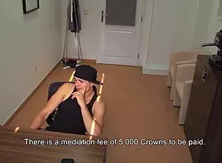 Pov bareback gay banging with muscular Czech hunk needing quick cash for dirty scout.