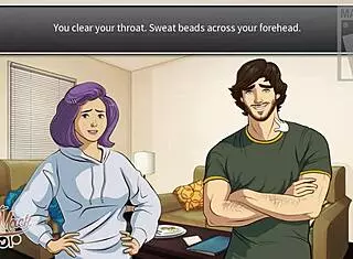 student flirts with hunk teacher