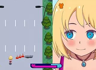 Exhibitionist girl rides dildo on bike, flashing naked outdoors.